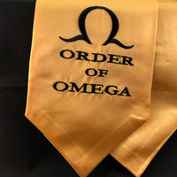 Order of Omega graduation honor stole