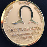 Order of Omega medallion detail shot